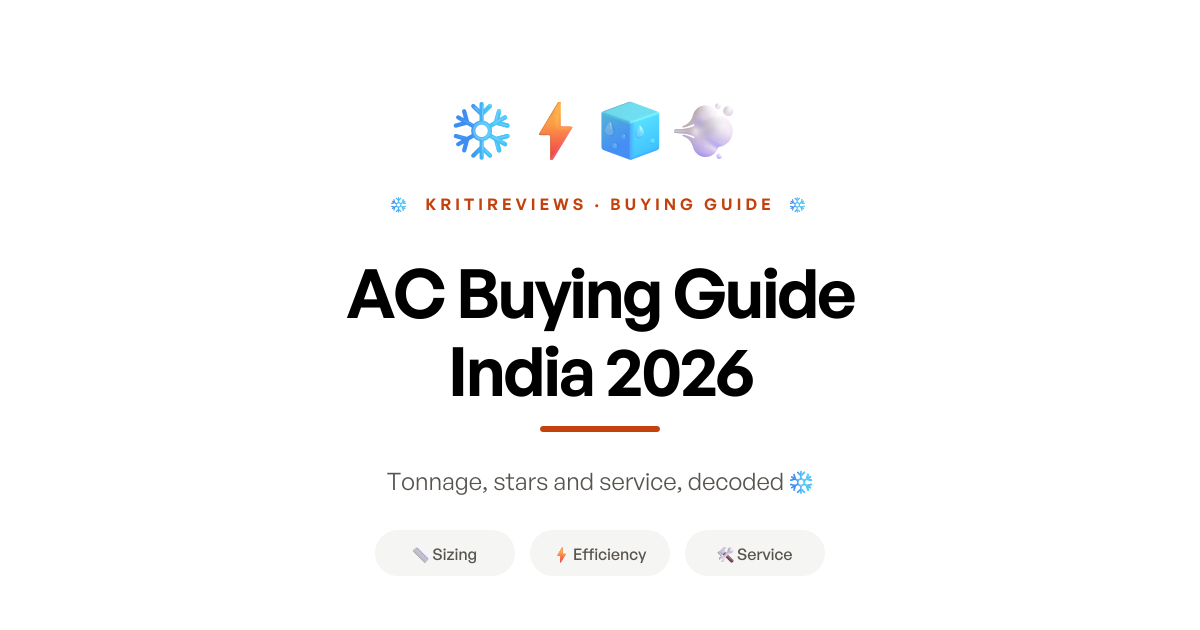 AC Buying Guide India 2026 - kritireviews.com